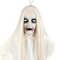 Halloween Hangdeco Ghost - 360cm (details hoofd)