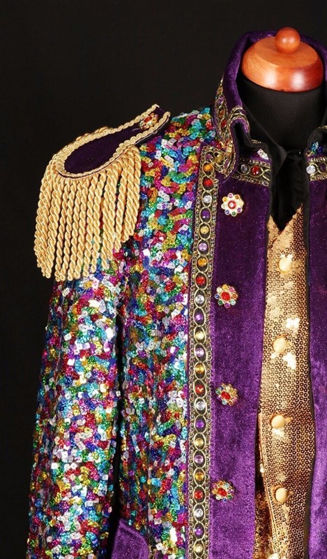 Carnavalsjas Heren Ringmaster Luxe (detail)