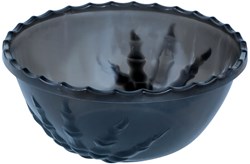 Halloween Schaal Zwart met Skelet Handen - 33cm