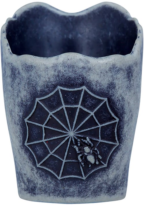Halloween Skull met Kaars - 6cm (achterkant)