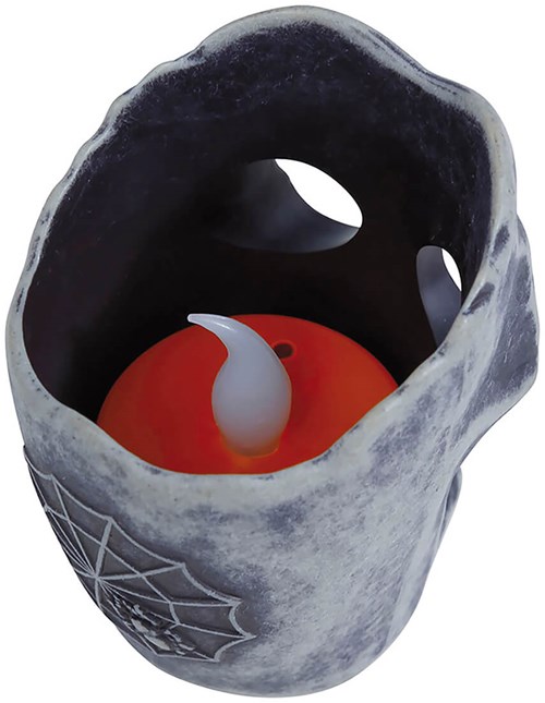 Halloween Skull met Kaars - 6cm (binnenkant)