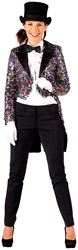 Dames Slipjas Multicolour Pailletten Luxe