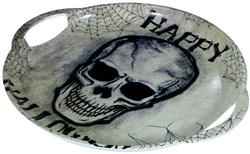 Halloween Schaal Skull met Handgrepen - 30cm