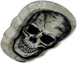 Halloween Schaaltje Skull - 25x18cm