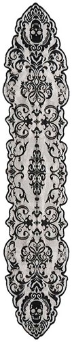 Halloween Tafelloper Skulls Kant - 180x35cm