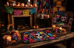 Halloween Dienblad Day of the Dead - 39x24cm