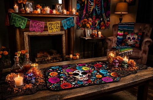 Halloween Dienblad Day of the Dead - 39x24cm