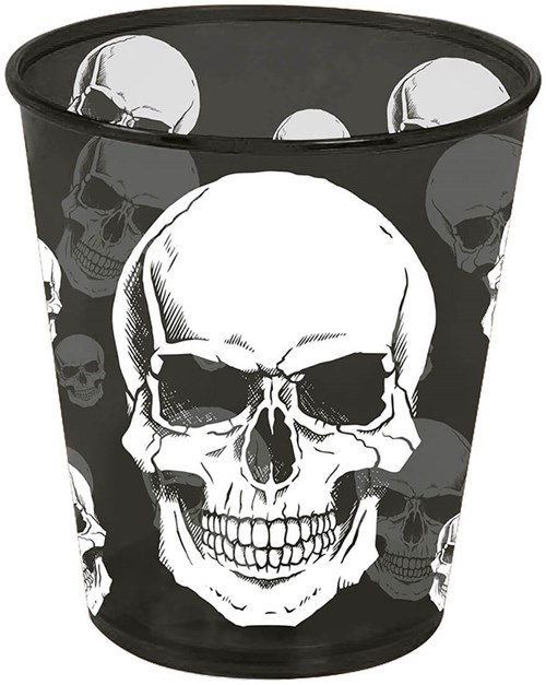 Halloween Glas Skull - 9x10cm