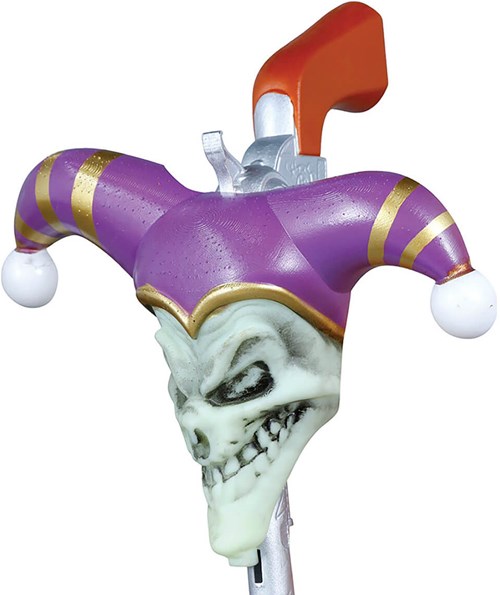 Halloween Wandelstok Joker - 90cm (detail)