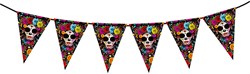 Vlaggetjes Day of the Dead Papier - 3mtr