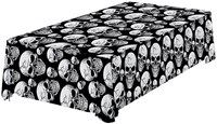 Halloween Tafelkleed Skull Plastic - 137x274cm