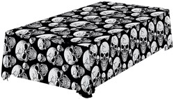 Halloween Tafelkleed Skull Plastic - 137x274cm