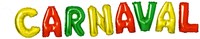 Folieballon Slinger Carnaval (36x220cm)