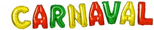 Folieballon Slinger Carnaval (36x220cm)