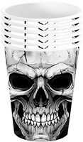 Halloween Bekers Skull - 6st (2)