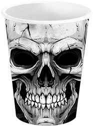 Halloween Bekers Skull - 6st
