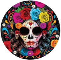 Halloween Borden Day of the Dead 23cm - 6st