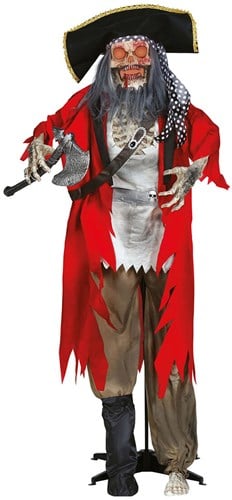 Halloween Decoratie Piraat Skeleton - 190cm