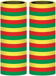 Serpentine Rood-Geel-Groen 2 Rollen - 4m