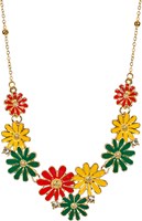 Bloemen Ketting Rood-Geel-Groen