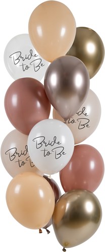 Ballonnen Bride To Be 33cm - 12st