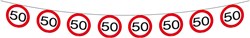 Vlaggenlijn 50 jaar Verkeersbord