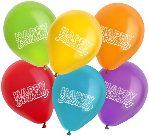 Helium Tank Set Happy Birthday (18 delig) (detail 4)