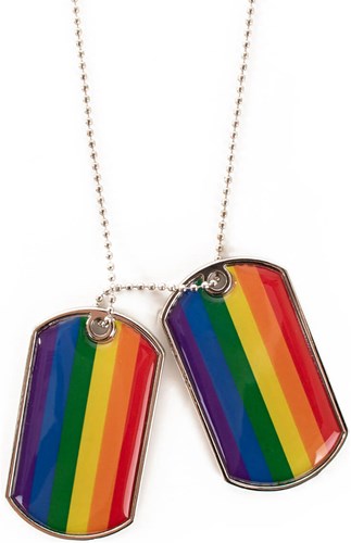 Dog Tag Regenboog - Rainbow