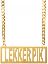 Gouden Ketting Lekker Pik