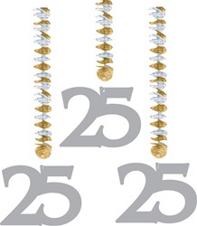 Hangdeco 25 Zilver