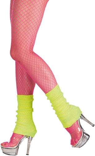 Beenwarmers Neon Geel  (32cm)