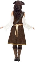 Dames Piraten Kostuum High Seas (achterkant)