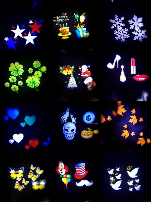 Led Projector (voorbeelden projecties)