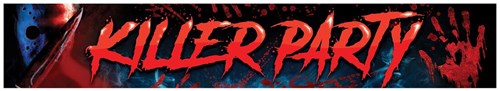 Halloween Banner Killer Party - 290x50cm