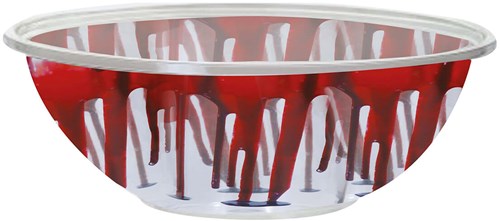 Halloween Schaal met Bloed - 25cm