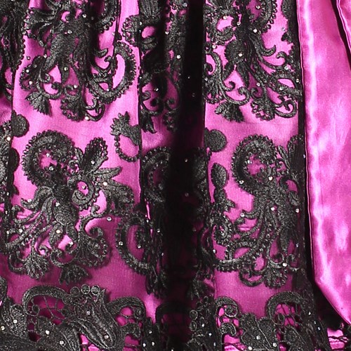 Dirndljurk Viktoria Luxe Zwart/Paars -3