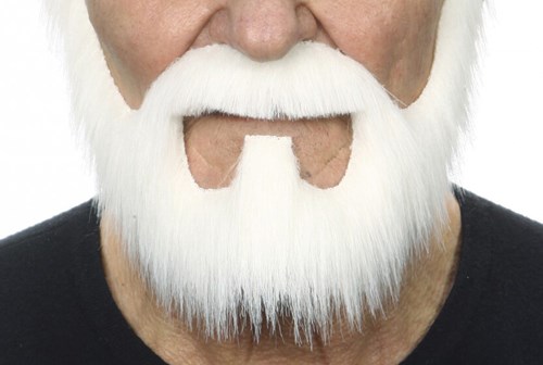 Baard en Snor Jelle Luxe Wit