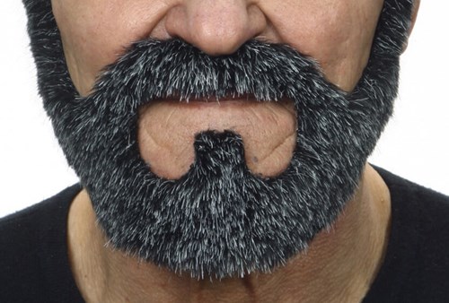 Baard en Snor Jelle Luxe Donkergrijs