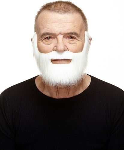 Baard en Snor Fabian Luxe Wit