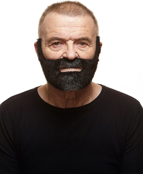 Baard en Snor Fabian Luxe Zwart (2)