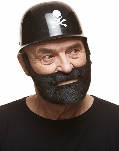 Baard en Snor Fabian Luxe Zwart