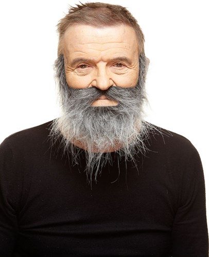 Baard en Snor Onno Luxe Grijs