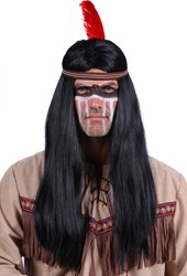 Indianenpruik Winnetou voor heren