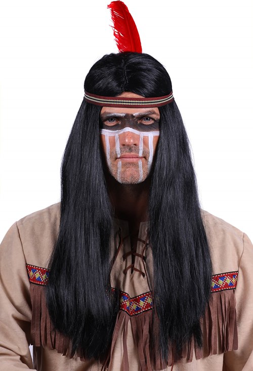 Indianenpruik Winnetou voor heren