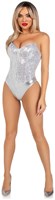 Pailletten Body Zilver