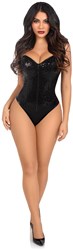 Pailletten Body Zwart