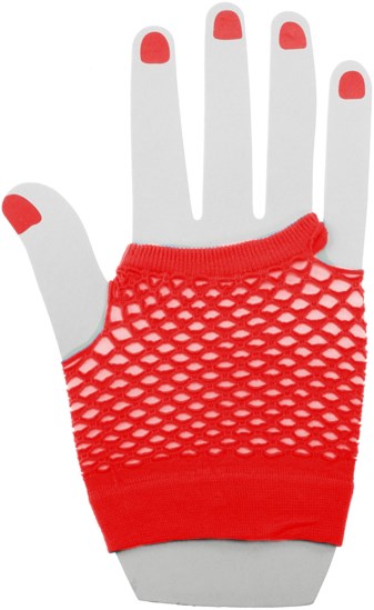 Nethandschoenen Vingerloos Rood
