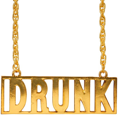 Gouden Ketting DRUNK (product)
