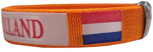 Oranje Armbandje Holland (zijkant)