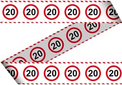 Markeerlint 20 Jaar Verkeersbord